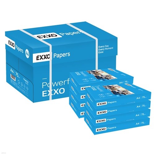 엑소 A4 복사용지(A4용지) 75g 4000매 1BOX