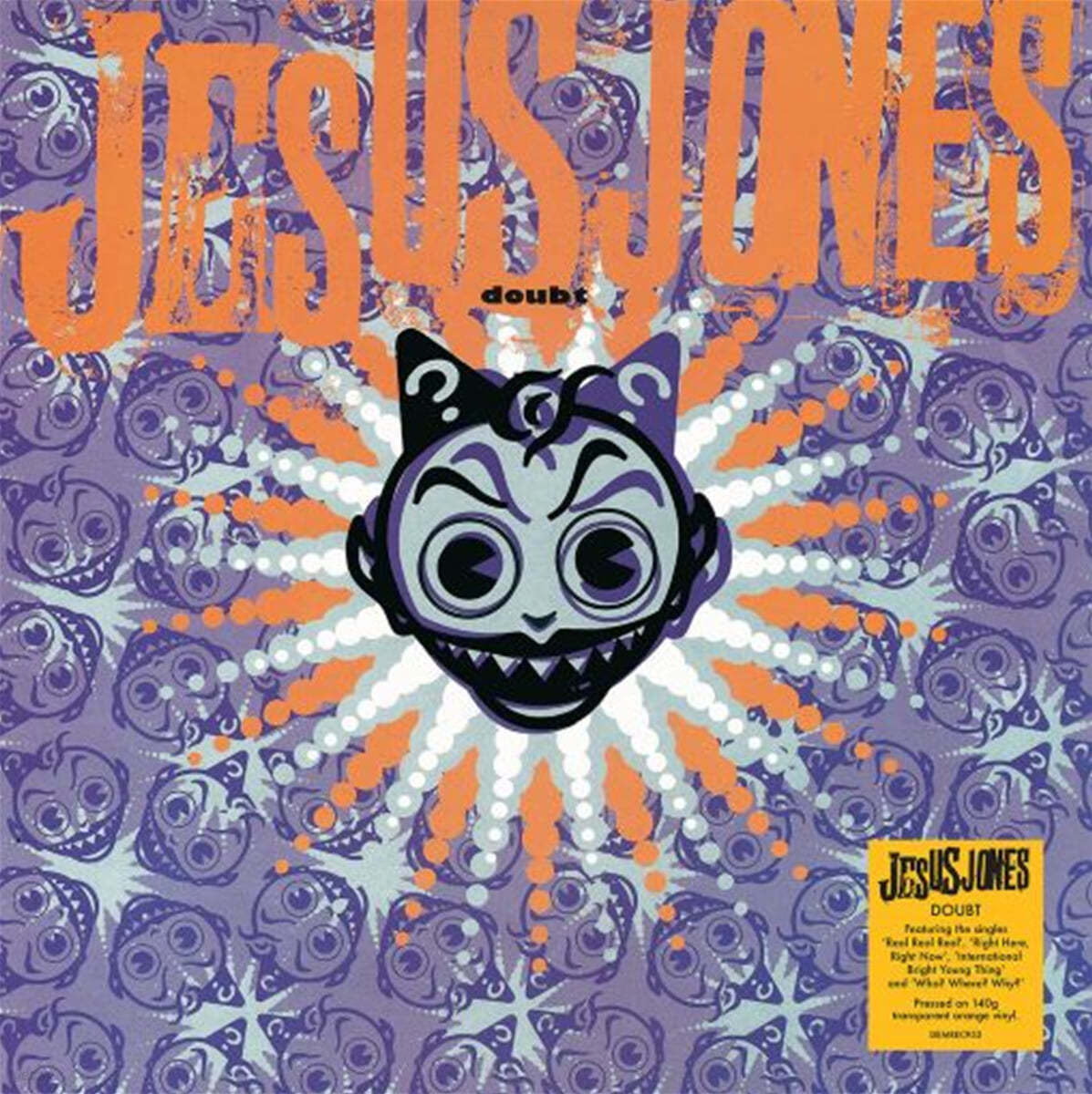 Jesus Jones (지저스 존스) - Doubt [투명 오렌지 컬러 LP]