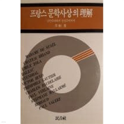 프랑스 문학사상의 이해 - 낭만주의에서 상징주의까지[1988초판]