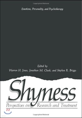 Shyness: Perspectives on Research and Treatment