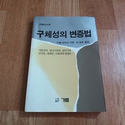 구체성의 변증법 (초판)