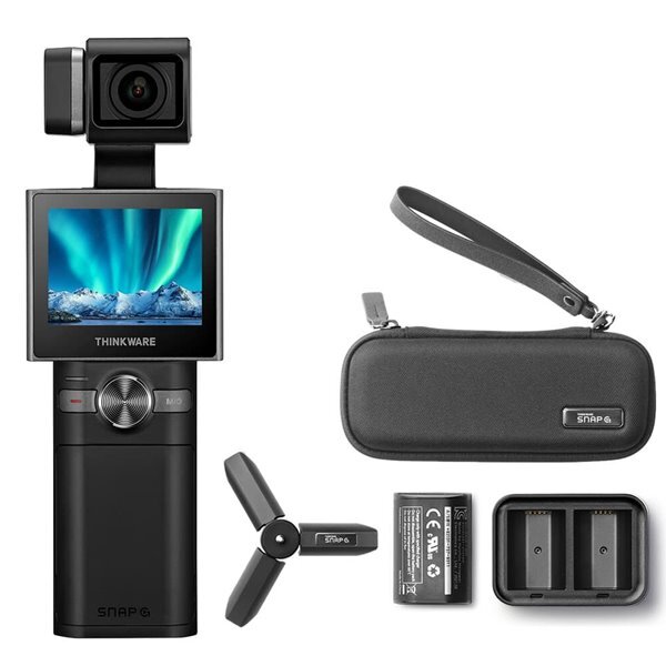 팅크웨어 SNAP G 라이트 패키지 블랙 / 스냅지 짐벌카메라