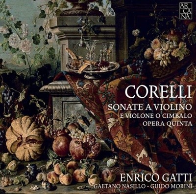 코렐리 (Arcangelo Corelli) : 바이올린 소나타 Op.5 No.1-11 전곡 - 가티 (Enrico Gatti), 모리니 (Guido Morini) (2cd)(France 발매)