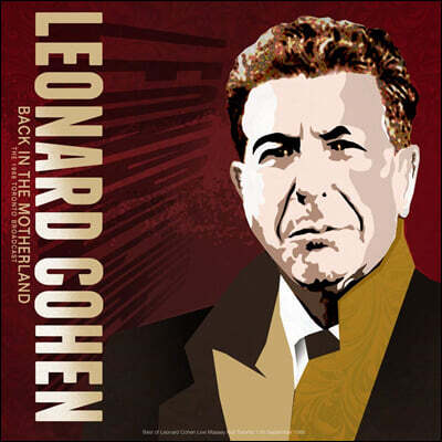 Leonard Cohen — Back In The Motherland - Best Of The 1988 Toronto Broadcast Live 앨범 커버