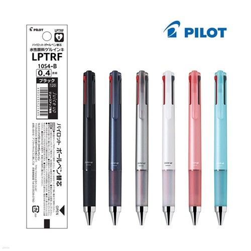 [알앤비]PILOT 파이롯트 쥬스업 다색펜 리필 LPTRF-10S4