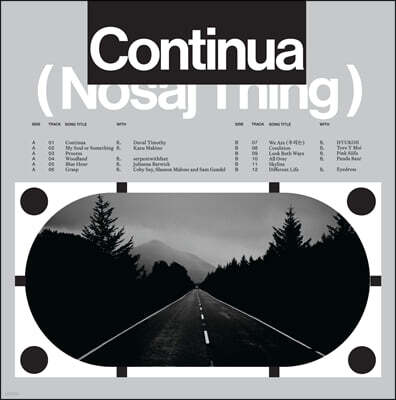 Nosaj Thing (노사지 띵) - Continua [투명 컬러 LP]