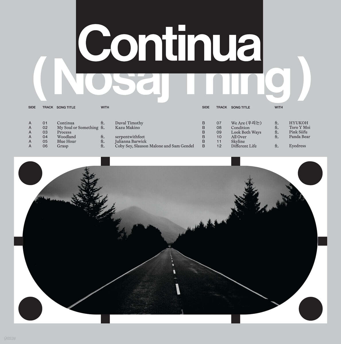 Nosaj Thing (노사지 띵) - Continua [투명 컬러 LP]