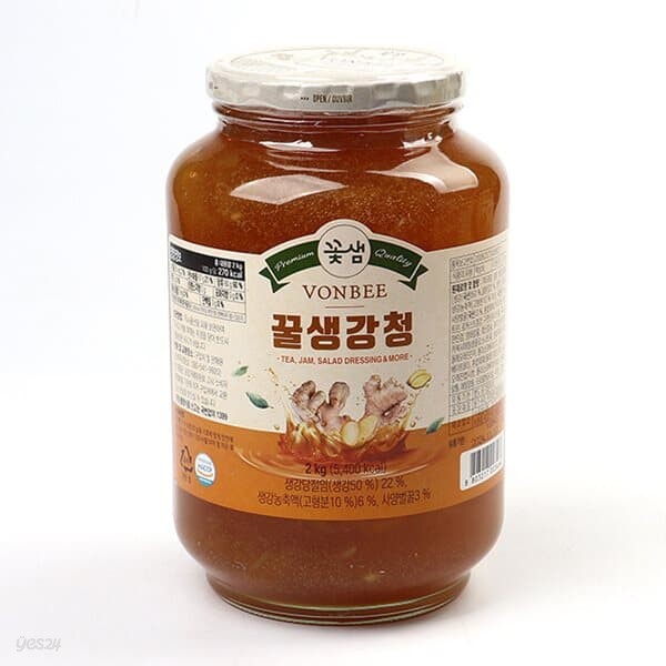 [VONBEE]본비 꽃샘 꿀생강청 2kg