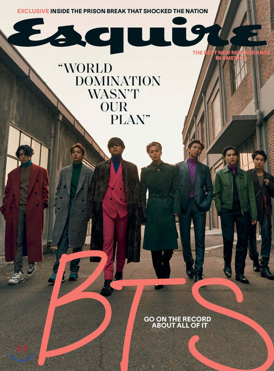 Esquire USA (월간) : 2020년 12월 Winter : BTS (방탄소년단) 커버