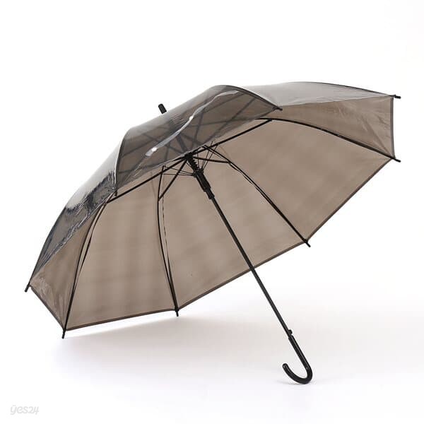가벼운 투명 장우산(블랙) 자동우산