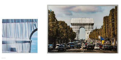 Christo and Jeanne-Claude. L'Arc de Triomphe, Wrapped, by Day. Art Edition No. 1-250 ũ &  Ŭε   by Day ÷  (Ÿ Ƽ  / )