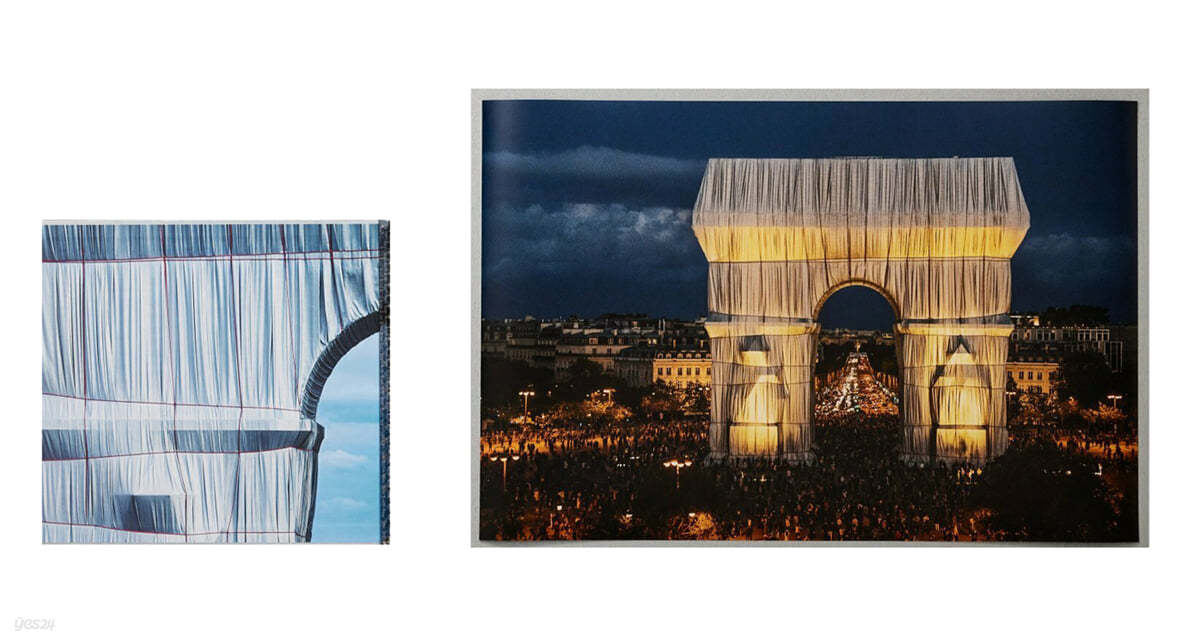 Christo and Jeanne-Claude. L'Arc de Triomphe, Wrapped, by Night. Art Edition No. 251-500 크리스토 & 잔 클로드 포장된 개선문 by Night 컬렉터즈 에디션 (타셴 리미티드 에디션 / 한정판)