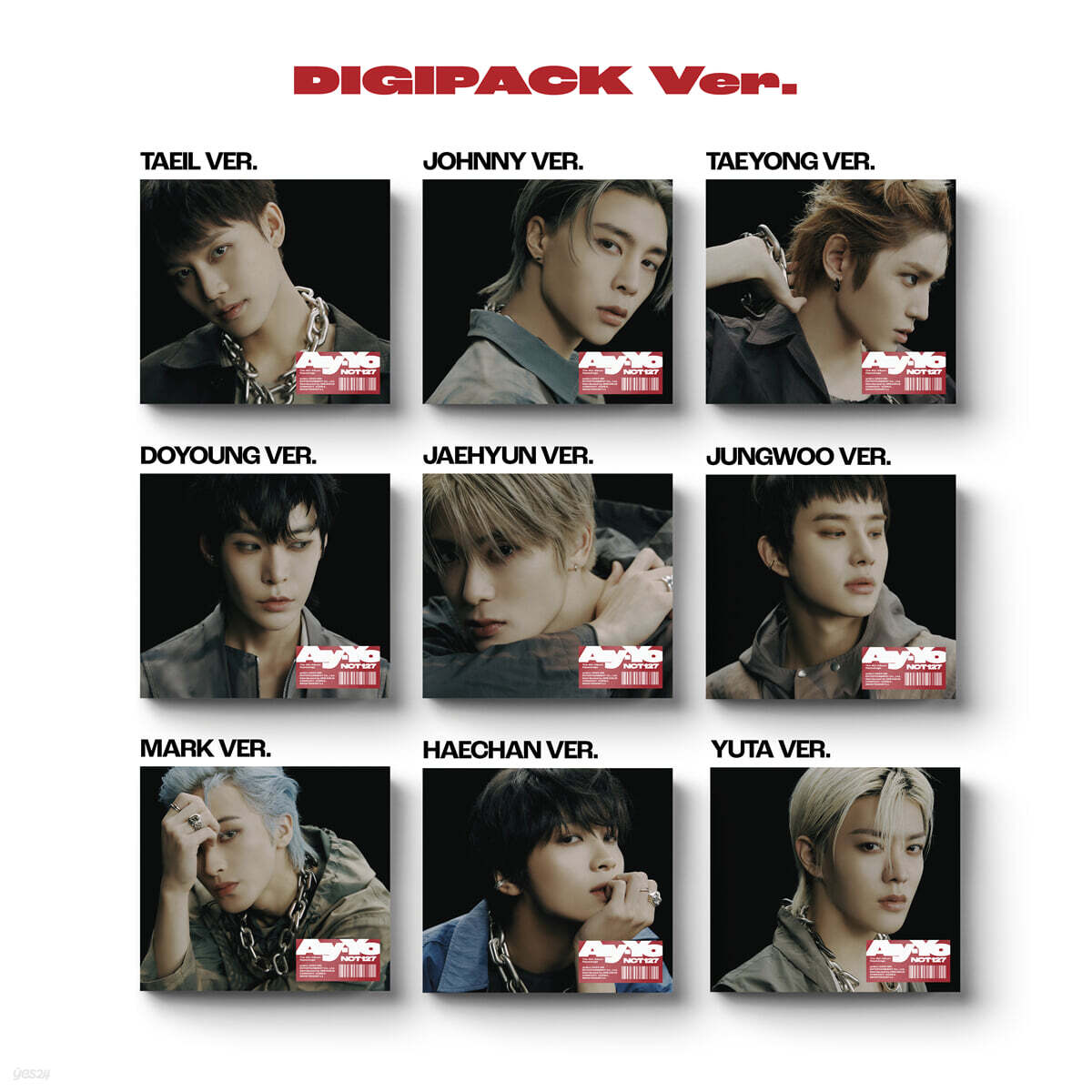 엔시티 127 (NCT 127) - 4집 리패키지 ’Ay-Yo’ [Digipack ver.][9종 중 1종 랜덤 발송]