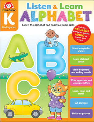 Listen and Learn: Alphabet, Grade K Workbook