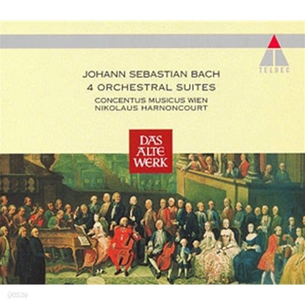 바흐 : 관현악 모음곡집 (Bach : Orchestral Suites Nos. 1-4, BWV1066-1069) - Nikolaus Harnoncourt