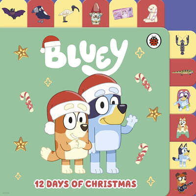 The Bluey: 12 Days of Christmas Tabbed Board Book