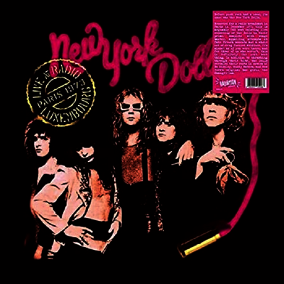 New York Dolls — Live At Radio Luxembourg. Paris 1973 앨범 커버