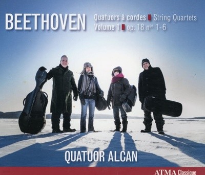 알캉 사중주단 - Quatuor Alcan - Beethoven Quatuors A Cordes - Volume 1 2Cds [디지팩] [캐나다발매]