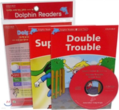 Dolphin Reader Level 2-1 Set : Double Trouble & Super Sam