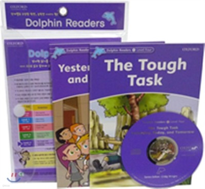 Dolphin Reader Level 4-1 Set : The Tough task & Yesterday, Today and Tomorrow