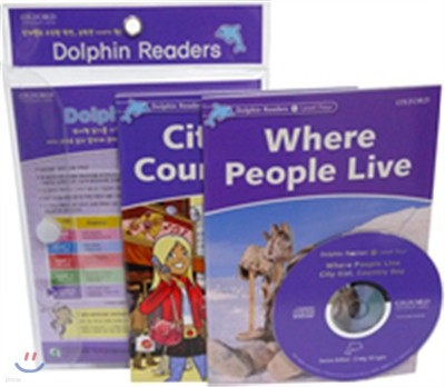 Dolphin Reader Level 4-3 Set : Where people live & City girl, Country boy