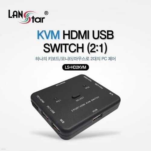 ξý LANSTAR LS-HD2KVM HDMI 2:1 KVM ġ