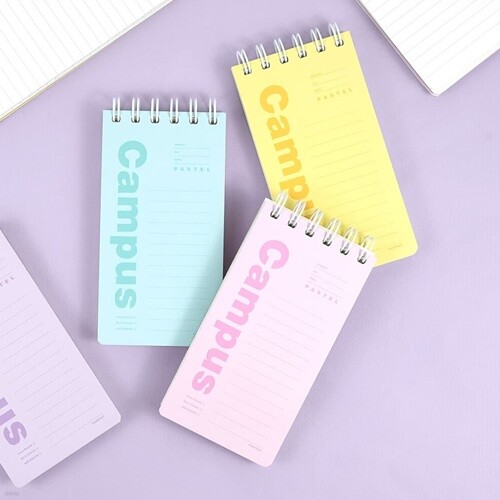 핑크풋2000파스텔캠퍼스기자수첩(랜덤발송)