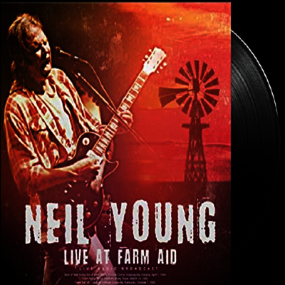 Neil Young — Live At Farm Aid 앨범 커버