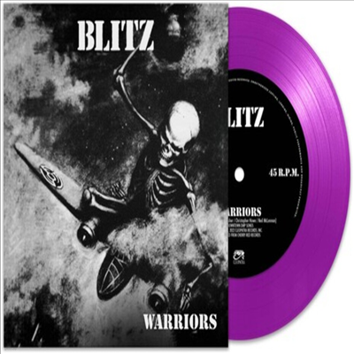 Blitz - Warriors (Purple 7 inch Single LP)
