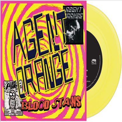 Agent Orange - Bloodstains (Yellow 7 inch Single LP)