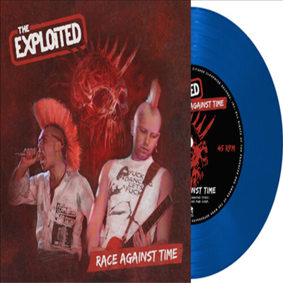 Exploited - Race Against Time (Blue 7 inch Single LP)