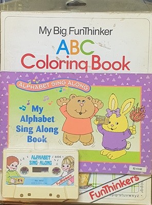 My big funthinker abc coloring book(Activity book 2권,audio tape)