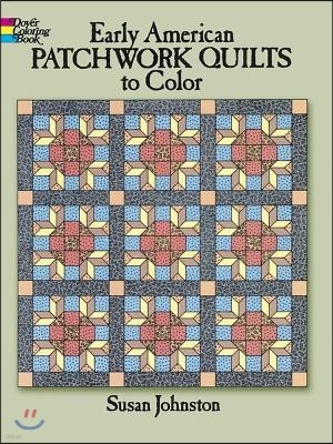 Early American Patchwork Quilts to Color