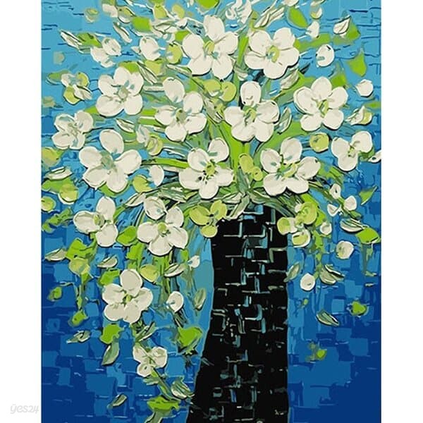순결의 꽃 (캔버스) 보석십자수 40x50