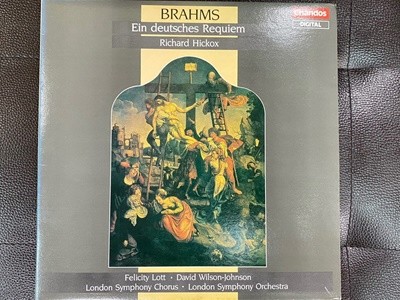 [LP] 리처드 히콕스 - Richard Hickox - Brahms Ein Deutsches Requiem 2Lps [서울-라이센스반]