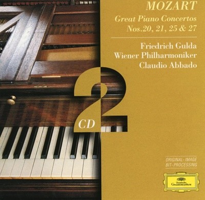 굴다,아바도 - Gulda,Abbado - Mozart Great Piano Concertos Nos.20, 21, 25 & 27 2Cds [독일발매]