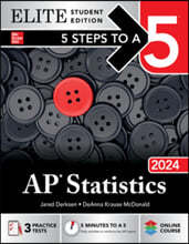 5 Steps to a 5: AP Statistics 2024 Elite Student Edition