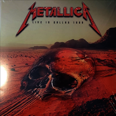 Metallica — Live In Dallas 1989 앨범 커버