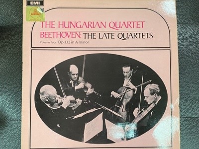 [LP] 헝가리 콰르텟 - Hungarian Quartet - Beethoven: The Late Quartets Vol.4: No.15 Op.132 in A minor LP [U.K반]