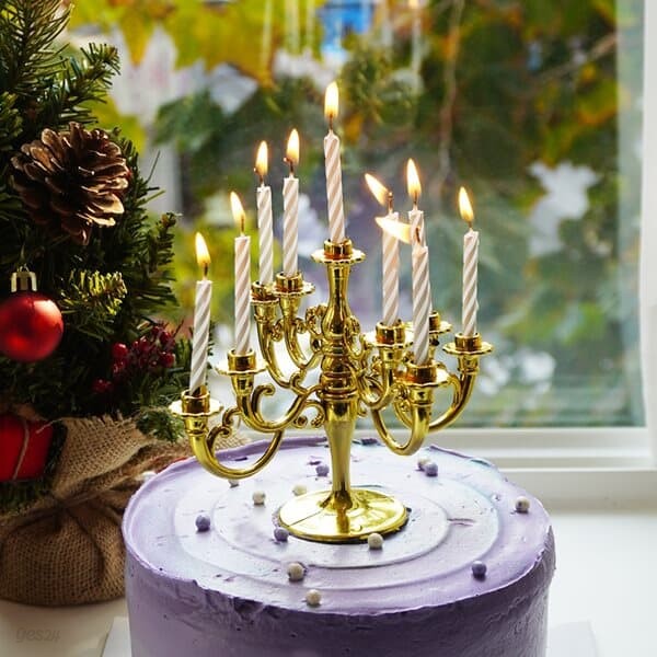 고퀄 샹들리에초 케이크초 생일초 [8color 특이한 생일 케익 촛불 초 이벤트 기념일 파티 장식초 캔들]