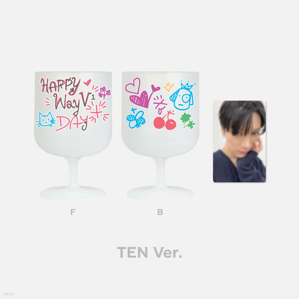 [WayV 4th Anniversary] 4주년 DIY 와인잔 & 포토카드 SET [TEN ver.]