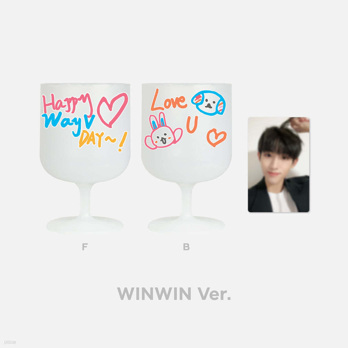 [WayV 4th Anniversary] 4주년 DIY 와인잔 & 포토카드 SET [WINWIN ver.]