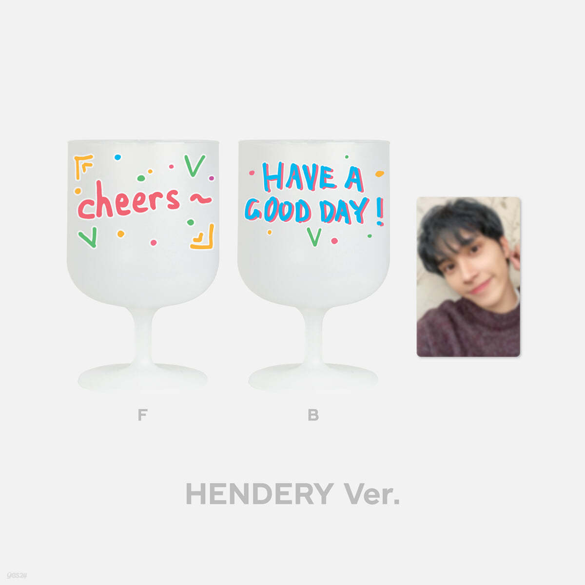 [WayV 4th Anniversary] 4주년 DIY 와인잔 &amp; 포토카드 SET [HENDERY ver.]