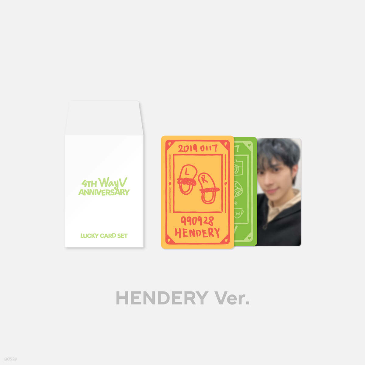 [WayV 4th Anniversary] 4주년 럭키 카드 SET [HENDERY ver.]