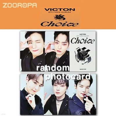 [새상품/R 포토카드] 빅톤 VICTON Choice (정품/메이크스타)