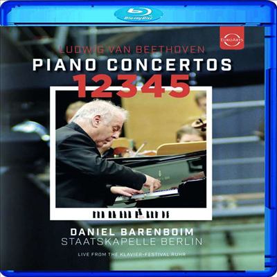 亥: ǾƳ ְ  1 - 5 (Beethoven: Complete Piano Concertos Nos.1 - 5) (Blu-ray) (2022) - Daniel Barenboim