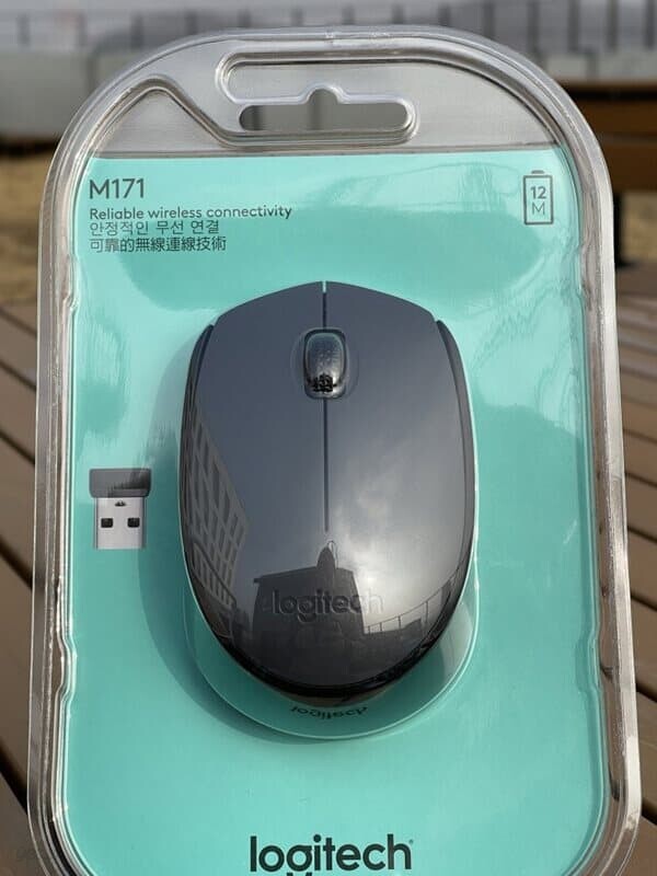 프로 로지텍 M171 스테이블 무선 마우스 다크그레이
