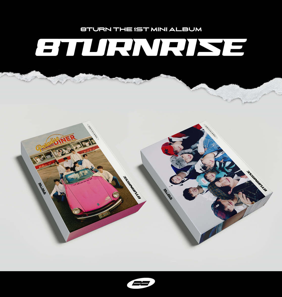 8TURN (에잇턴) - The 1st Mini Album : 8TURNRISE [버전 2종 중 1종 랜덤 발송]