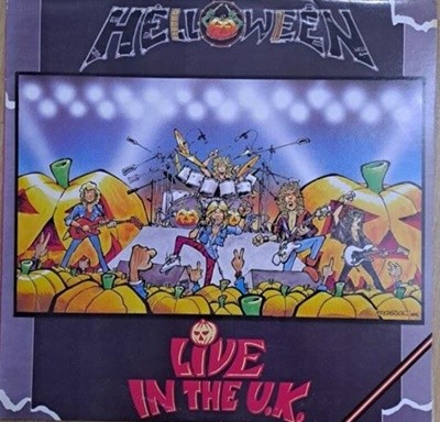 helloween -live in the uk--LP