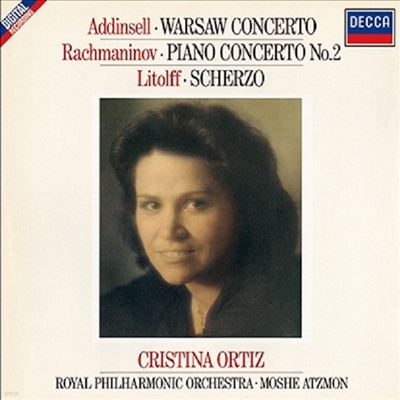 ֵ: ٸ ְ, 帶ϳ: ǾƳ ְ 2 (Addinsell: Warsaw Concerto, Rachmaninov: Piano Concerto No.2) (Ϻ Ÿڵ  )(CD) - Cristina Ortiz